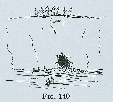 外海から見た江の島“Japan Day by Day”，FIG.140　